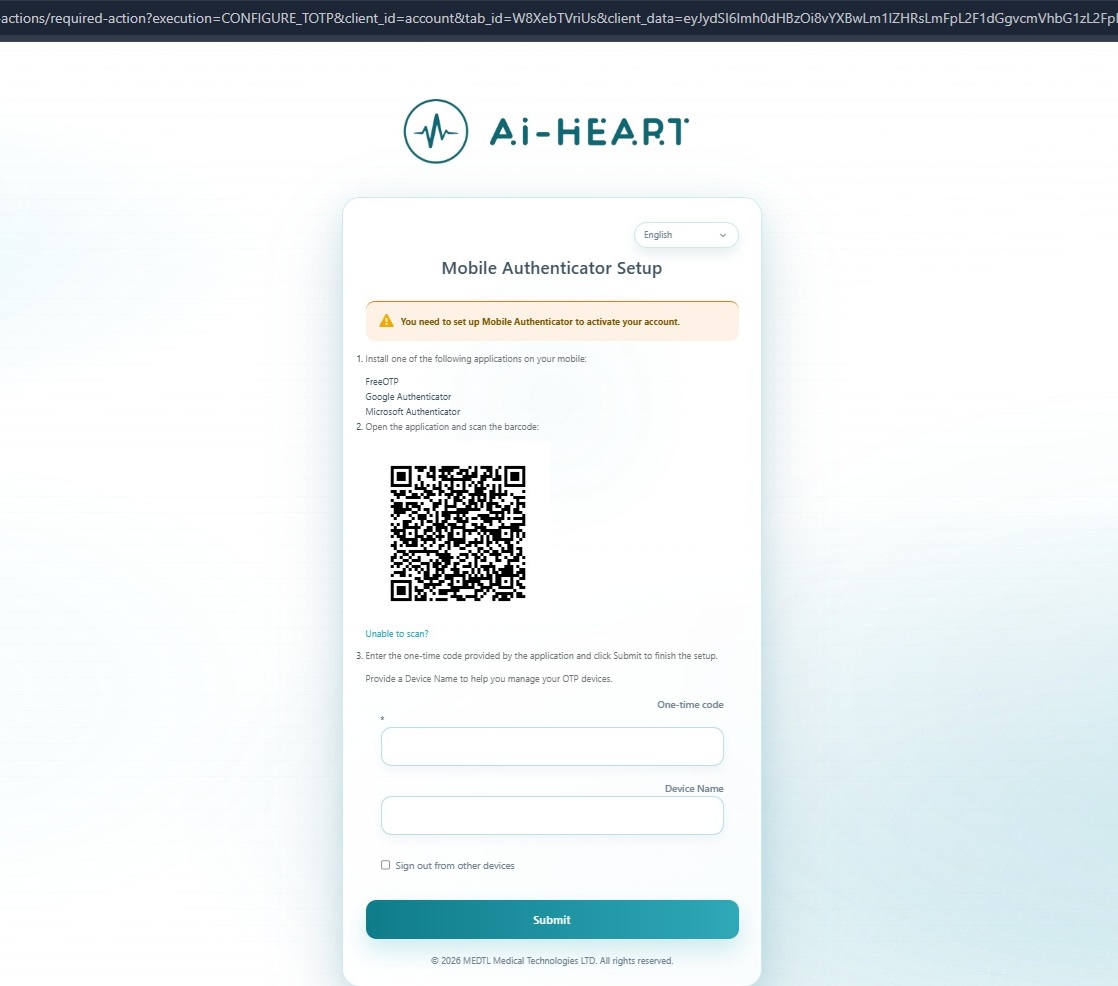 Scan the QR code